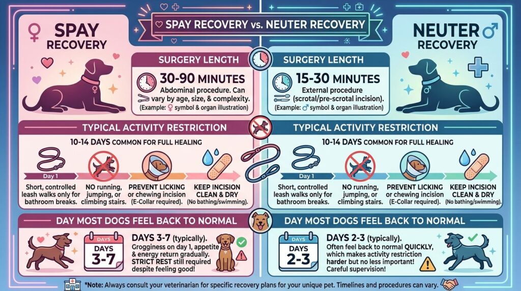 Spaying for Dogs: Recovery Timeline, Warning Signs & the First 14 Days