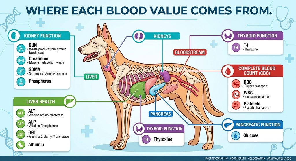 Veterinary Care for Senior Dogs: What Senior Dog Bloodwork Means and How Often to Test